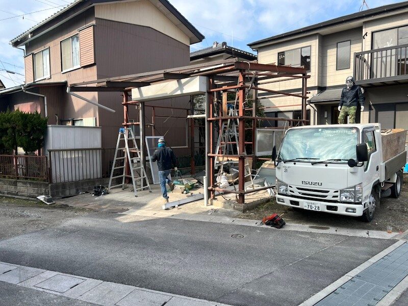 カーポートを自分で解体する場合