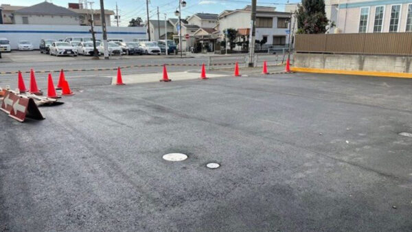 春日井市／空き家解体後の駐車場造成工事