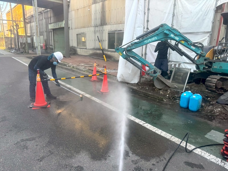 ブロック塀を解体する流れ