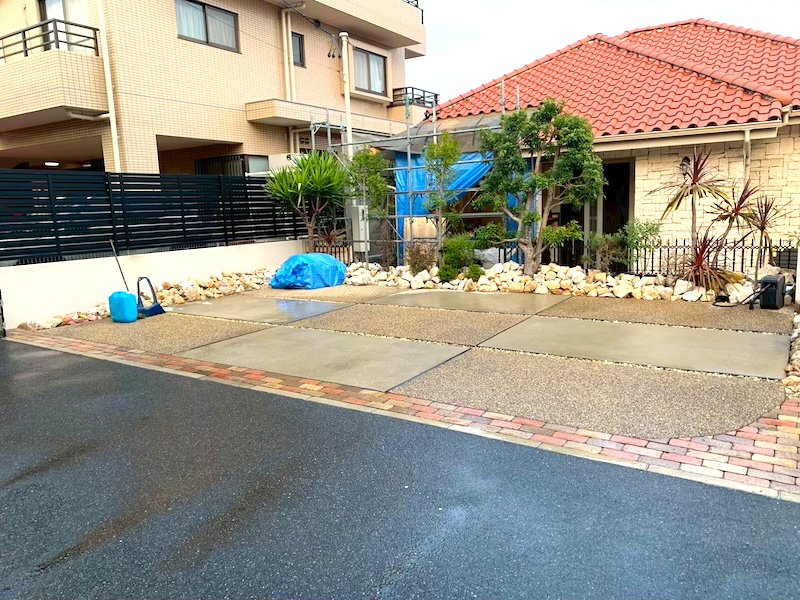 名古屋の解体工事後の駐車場