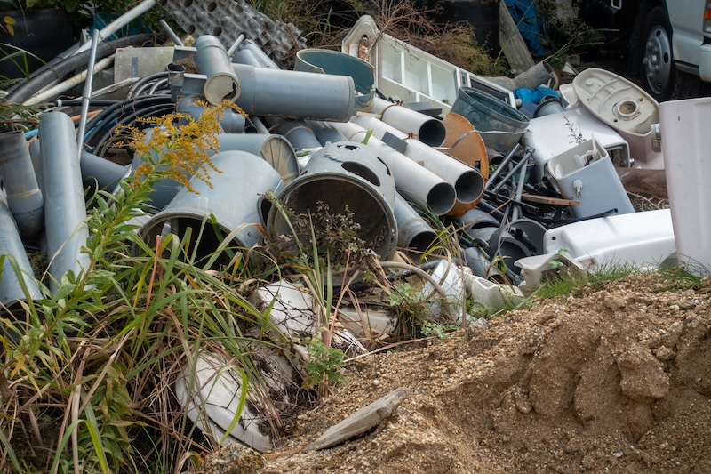 不法投棄されていたことが後から発覚