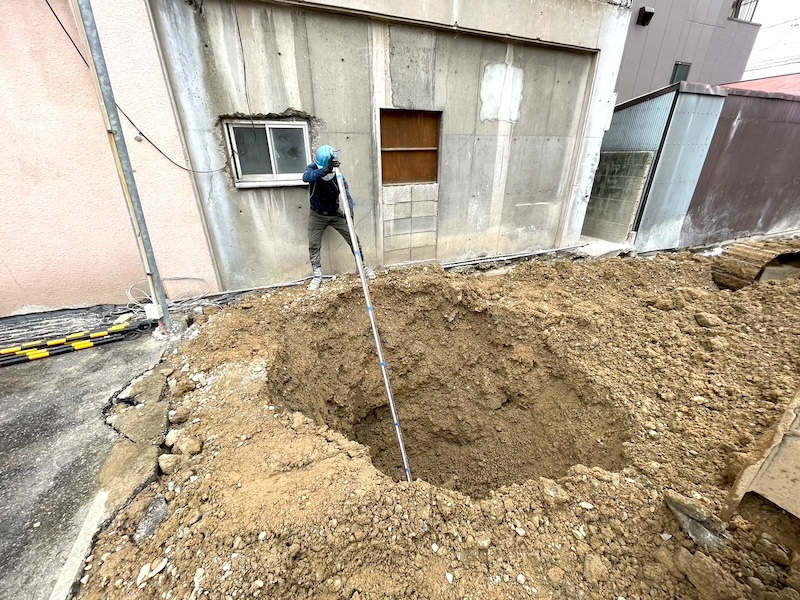 地中埋設物の撤去