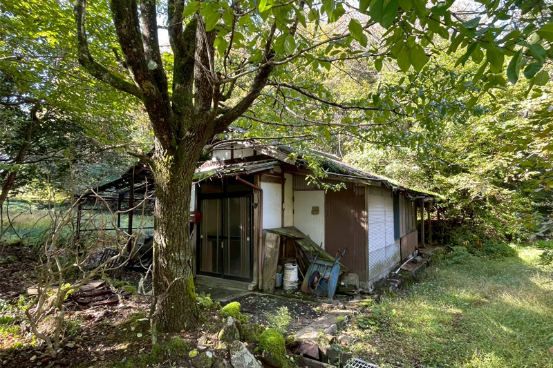 岐阜県恵那市の木造平屋建て住宅の解体工事