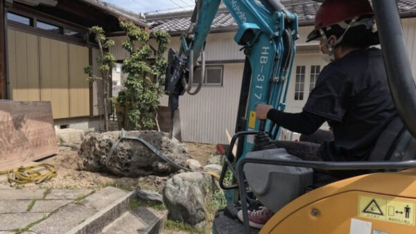 庭石撤去の費用相場はいくら？大まかな重さ別の撤去費用を解説します
