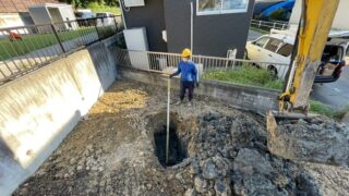 【知多郡阿久比町】45坪の倉庫・コンクリート土間解体工事｜整...